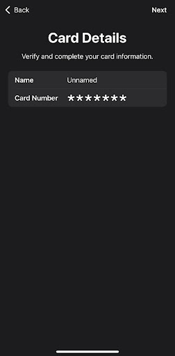 Apple Pay setup step 11