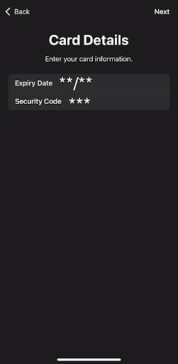 Apple Pay setup step 12