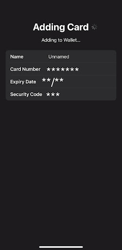 Apple Pay setup step 13