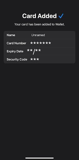 Apple Pay setup step 14